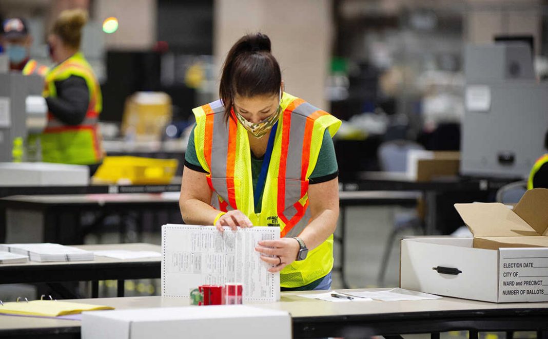 Ballots Are Certified And Counted AT TCF Center in Detroit, MI.