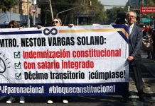 Exjueces exigen su indemnización