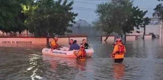 Intensas lluvias azotan en el noroeste del país